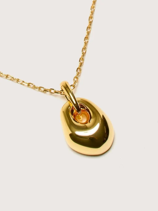 ANNI LU Collier Golden Pebble