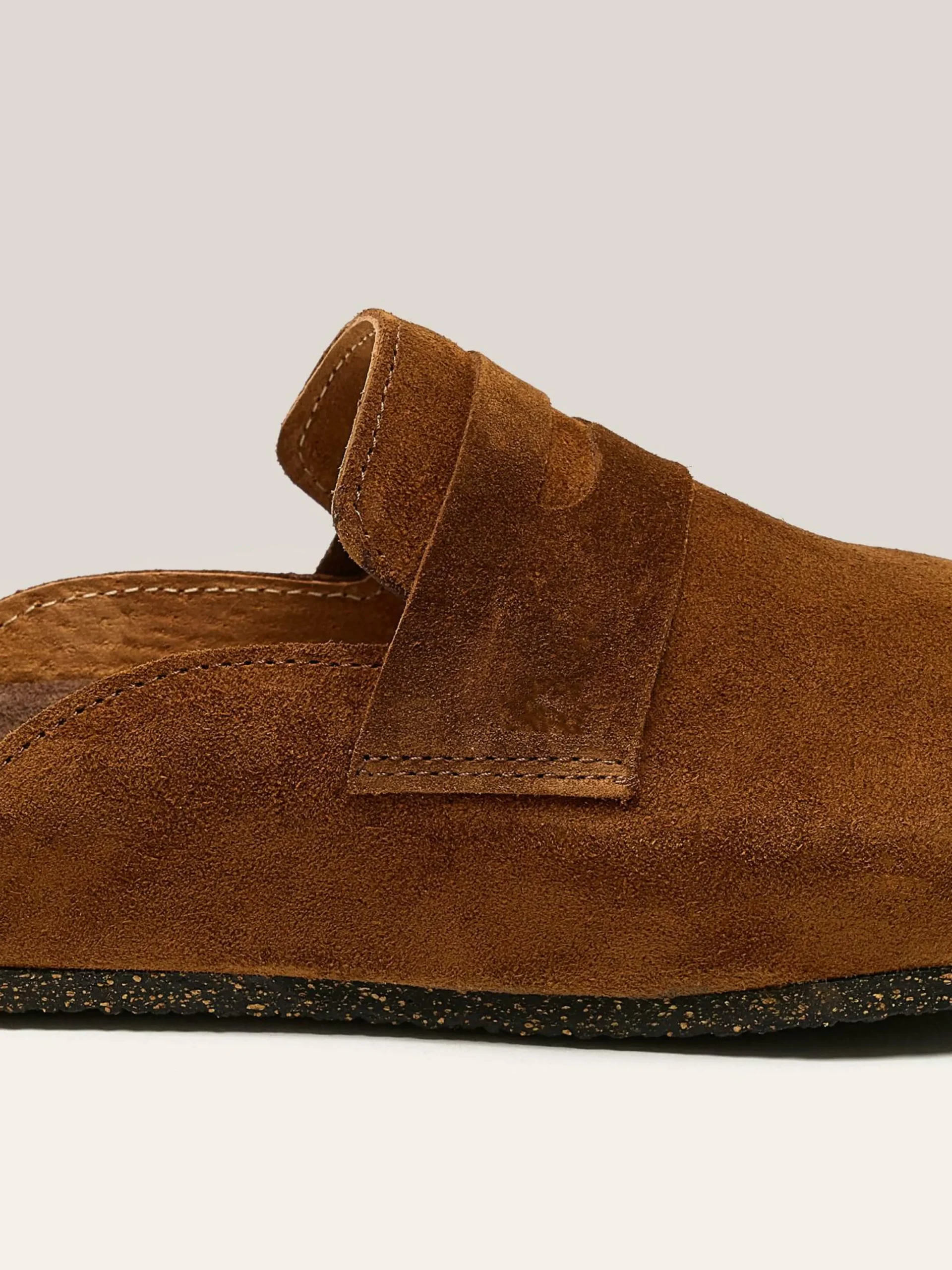 BOSABO Sabots En Velours Cognac