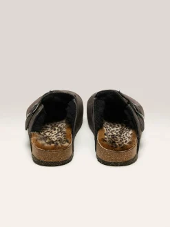 BOSABO Sabots Moka Léopard