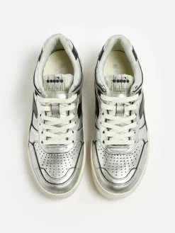 DIADORA B.560 Silver Used Pour Femmes