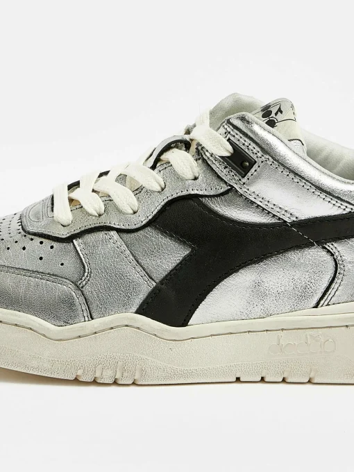 DIADORA B.560 Silver Used Pour Femmes