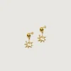 SIMUERO Boucles D'oreilles Or Cabo