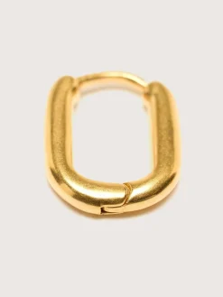 TEN Boucles D'oreilles Oblong En Or