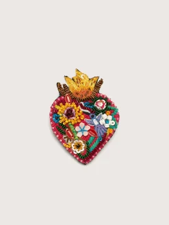 TROVELORE Broche Flaming Heart